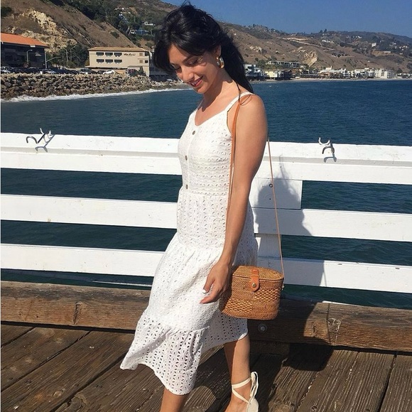 Shein Cotton Eyelet Midi Dress (S) - Picture 13 of 13